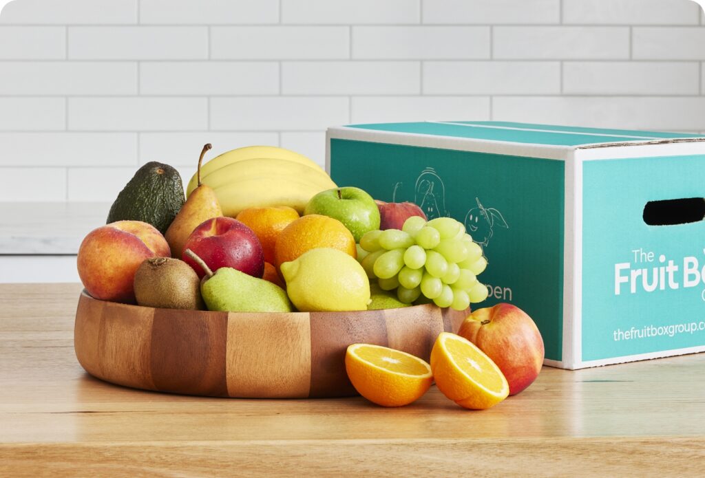 Office fruit box filled with the season's freshest fruit